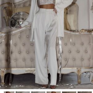 NWOT 12th tribe satin trouser pants